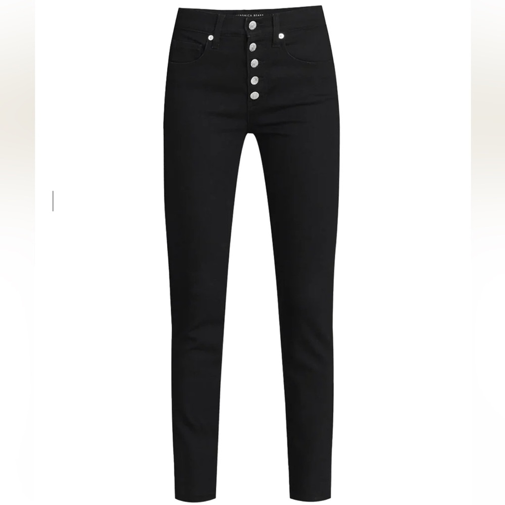 Veronica Beard Debbie Black Skinny High Rise Jeans
